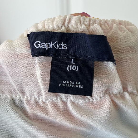 •GAPKIDS• Girls Long Floral Tunic Top - Size Large (10) - Picture 2 of 10